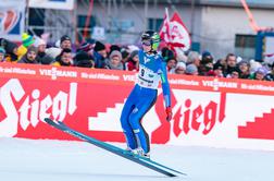 Domen Prevc na ravnino in v telemark