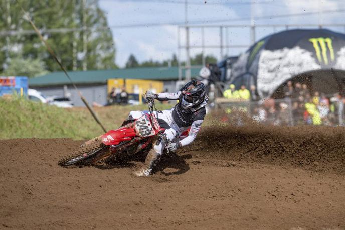 Tim Gajser Latvija Honda | Tim Gajser je v soboto dobil kvalifikacije, v nedeljo pa obe vožnji končal na drugem mestu. | Foto Honda Racing/ShotbyBavo