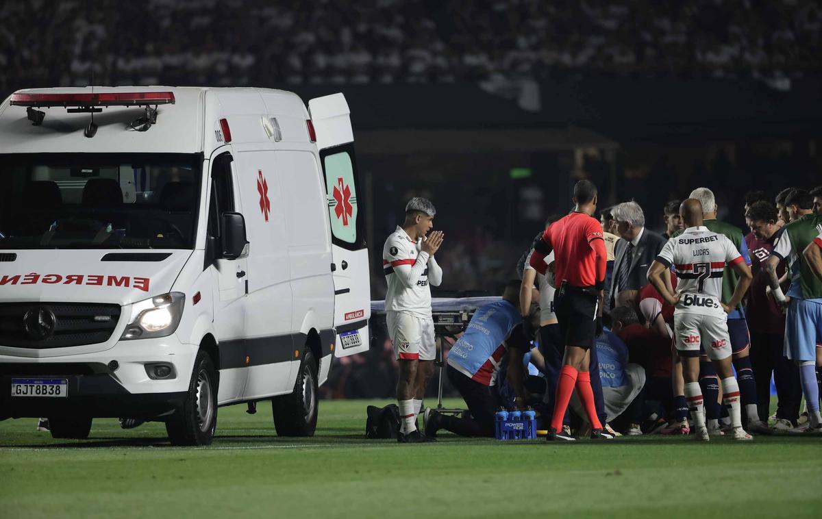 Juan Izquierdo | Juan Izquierdo se je prejšnji četrtek zgrudil med tekmo pokala libertadores v Braziliji. | Foto Guliverimage