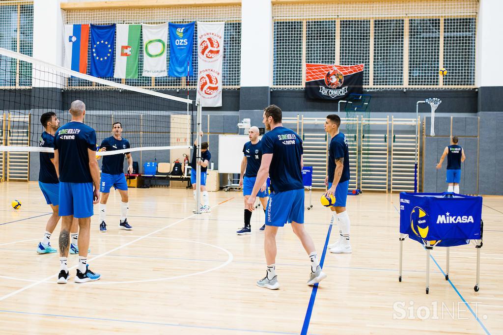 Odbojka, trening slovenske reprezentance z novim selektorjem