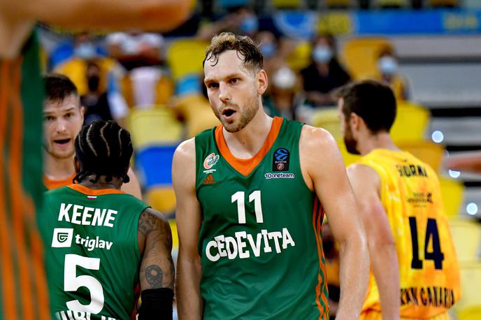 Jaka Blažič Cedevita Olimpija - Gran Canaria (Eurocup) | Jaka Blažič ima težave s hrbtom. | Foto KK Cedevita Olimpija