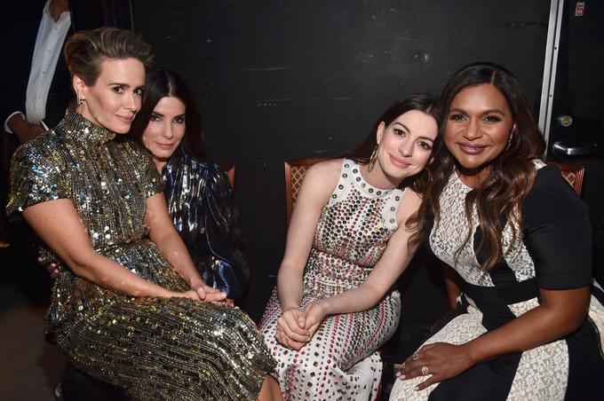 Del zasedbe Oceanovih 8: Sarah, Sandra, Anne in Mindy. | Foto: Getty Images