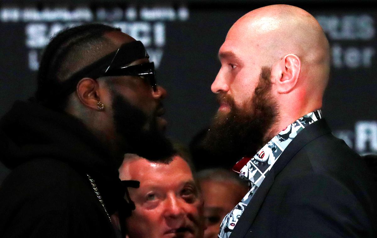 Deontay Wilder Tyson Fury | Deontay Wilder in Tyson Fury se bosta spopadla v soboto v Los Angelesu.  | Foto Reuters