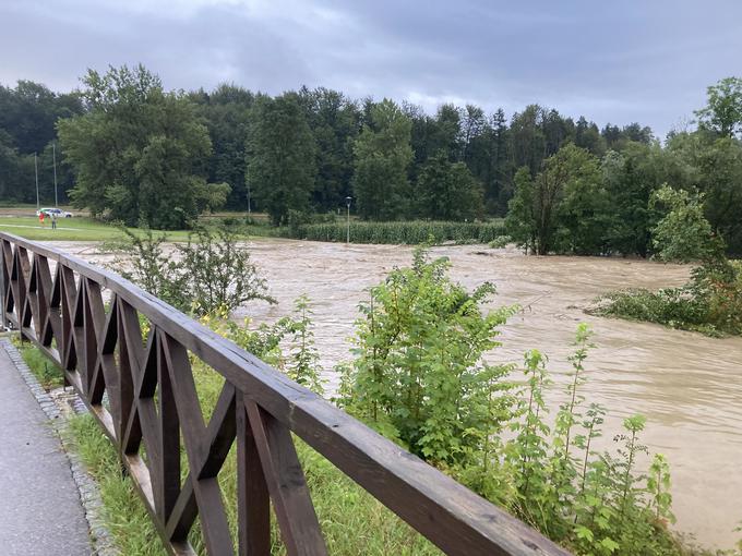 Poplave v Kamniku. | Foto: Siol.net