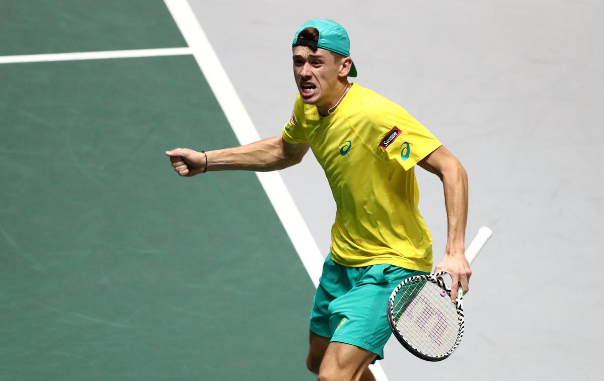 Alex de Minaur | Alex de Minaur je Avstralcem zagotovil zmago. | Foto Reuters