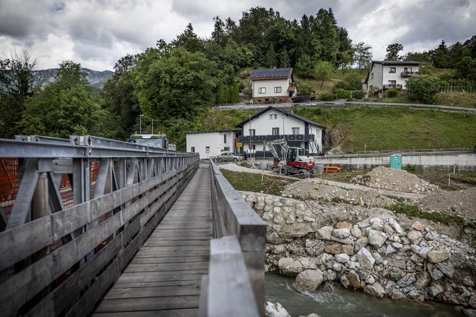 Kamnik leto po poplavah | Slovenija bo za popoplavno obnovo prejela še 328,4 milijona evrov, potem ko ji je komisija že decembra lani izplačala 100 milijonov evrov predplačila. | Foto Ana Kovač