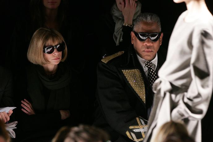 Anna Wintour, André Leon Talley | André in Anna sta Vogue soustvarjala več desetletij, nato pa ga je zamenjala za 22-letno zvezdo YouTuba. | Foto Getty Images