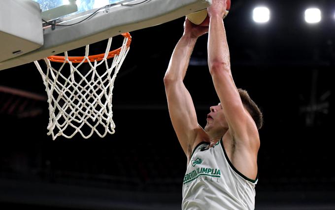 Cedevita Olimpija priprave Luka Ščuka | Foto: Tine Ružič/Cedevita Olimpija