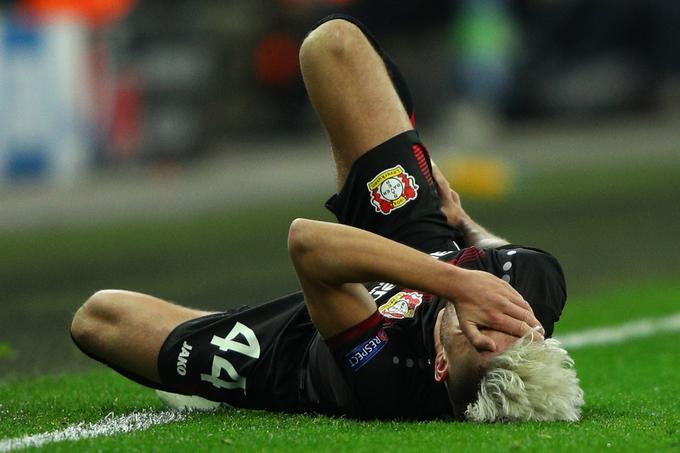 Strelec zmagovitega gola na tekmi v Londonu Kevin Kampl si je poškodoval gleženj. | Foto: Guliverimage/Getty Images