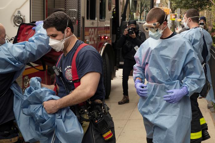 New York koronavirus | V New Yorku bi lahko bilo okuženih 2,7 milijona prebivalcev. | Foto Reuters