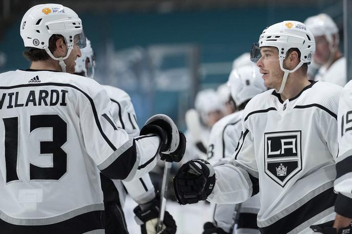 Los Angeles Kings | Hokejisti Los Angeles Kings so po petkovem porazu v San Joseju tokrat Morske pse premagali na domačem terenu. | Foto Guliverimage