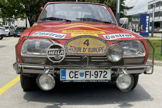 Karel Ferlež citroen GS | Citroen GS pripada Karlu Ferležu iz Velenja. To je replika tistega avtomobila, s katerim je leta 1972 prevozil 13 tisoč dolg reli Tour de Europe. | Foto Gregor Pavšič