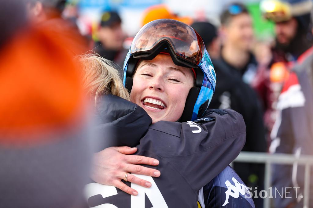 Mikaela Shiffrin veselje