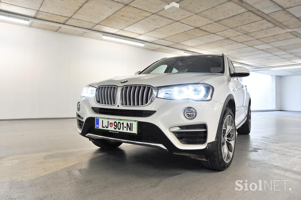 BMW X4 2,0d Xdrive - fotogalerija testnega vozila