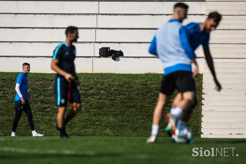 Slovenska nogometna reprezentanca Trening Brdo