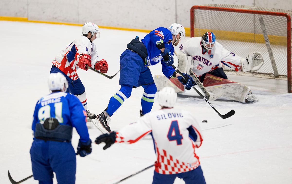 slovenska hokejska reprezentanca Hrvaška | Kdo bo zadnji nasprotnik Slovencev na Jesenicah? Hrvati ali Španci? | Foto Urban Urbanc/Sportida