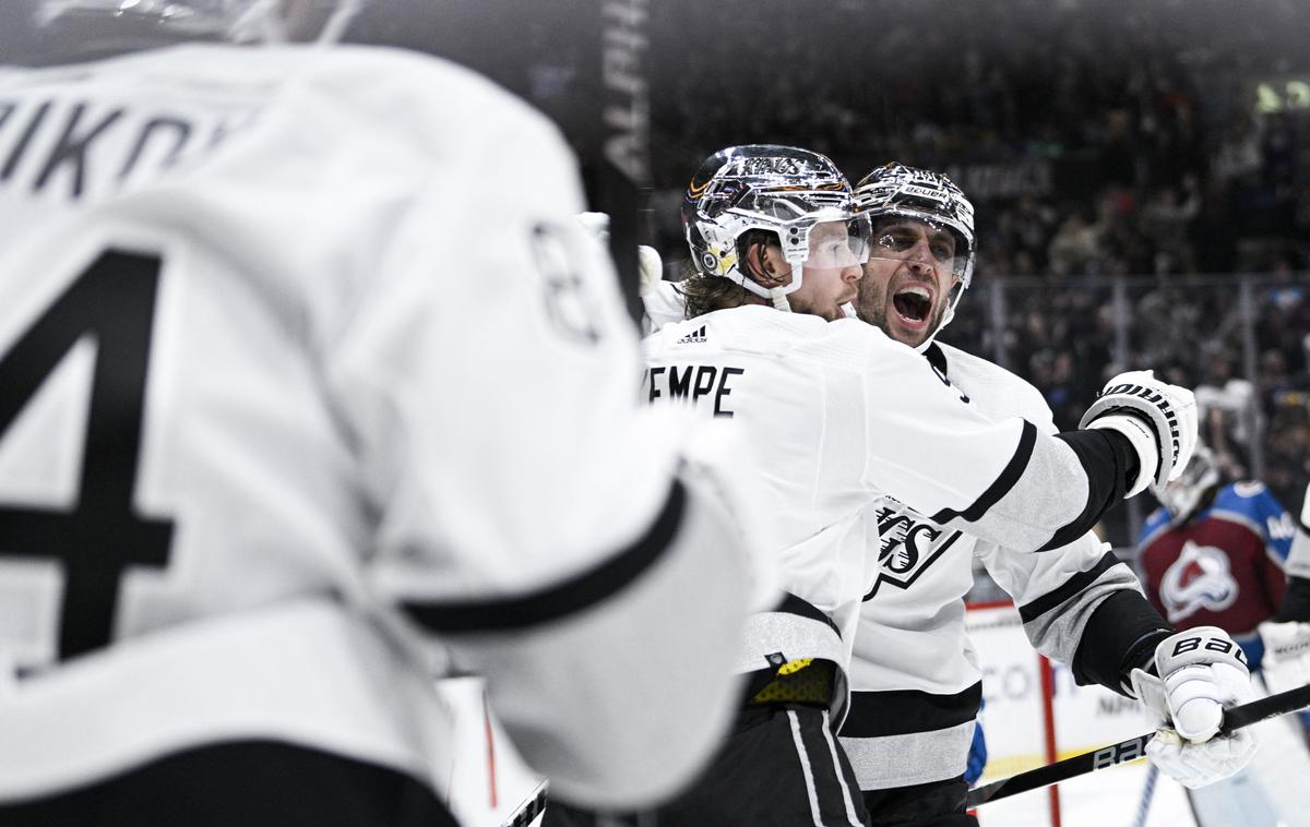 Los Angeles Kings Anže Kopitar | Anže Kopitar je podal za vse tri gole LA Kingsov. | Foto Reuters