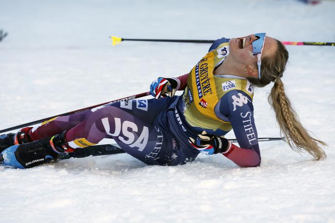 Jessie Diggins | Jessie Diggins je potrdila veliki kristalni globus za skupno zmago v svetovnem pokalu. | Foto Guliverimage