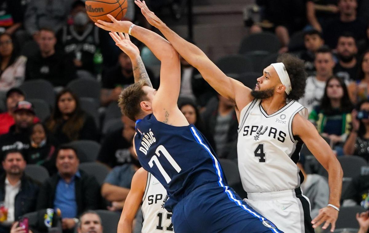 Dallas Mavericks, San Antonio Spurs, Luka Dončić | Luka Dončić je dosegel 23 točk. | Foto Reuters