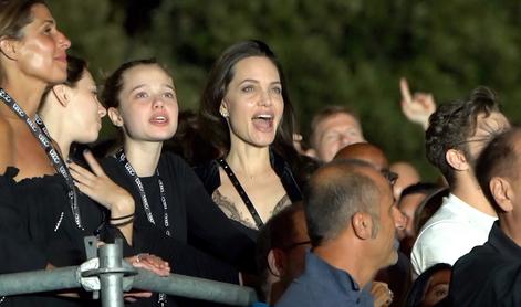 Angelino Jolie ujeli na koncertu zmagovalcev Evrovizije