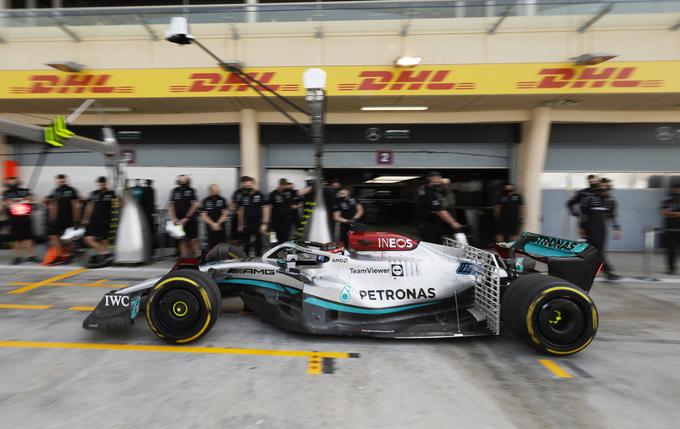 George Russell je v Mercedesu zamenjal Valtterija Bottasa. | Foto: Reuters