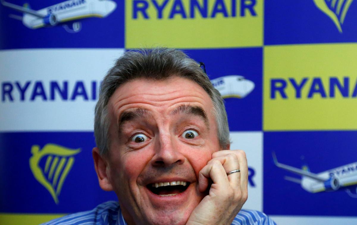 Michael O'Leary | Michael O'Leary, prvi mož irskega letalskega prevoznika Ryanair. | Foto Reuters