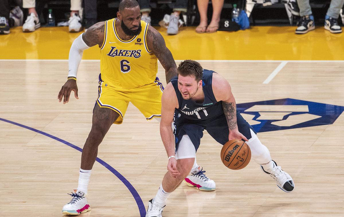 LeBron James, Luka Dončić | James je svojim sledilcem zaupal, da je Luka njegov najljubši košarkar. | Foto Guliverimage