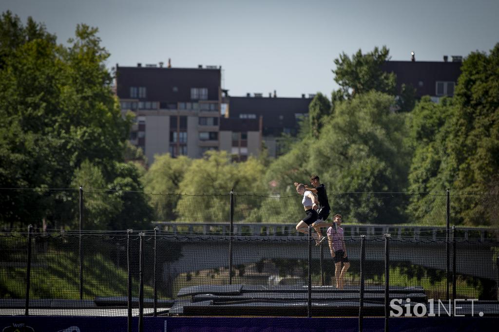 Trampolin na Ljubljanici