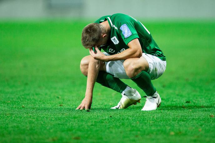 Timi Max Elšnik | Nogometaši Olimpije so v soboto na pripravljalni tekmi proti moskovskemu Lokomotivu prejeli kar šest zadetkov. Častni gol za zmaje je dosegel Timi Max Elšnik. | Foto Vid Ponikvar