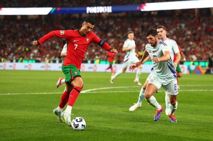 liga narodov Škotska Portugalska Cristiano Ronaldo | Cristiano Ronaldo je tekmo začel na klopi, a vstopil že v 46. minuti. | Foto Reuters