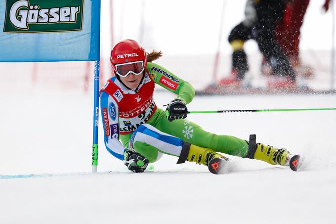 Ana Drev je v drugi vožnji pridobila eno mesto. | Foto: Guliverimage/Getty Images