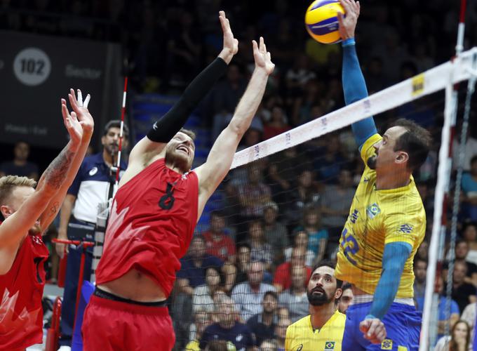 Kdo bo zasedel prvo mesto v skupini B: Kanada ali Brazilija? | Foto: FIVB