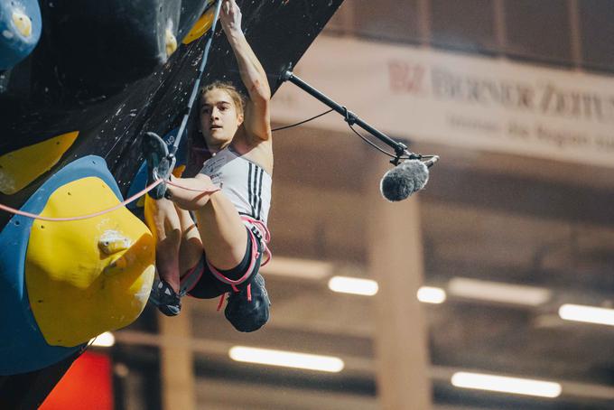 "Jutri je nov dan, ko bo veliko plezanja in se lahko zgodi prav vse," napoveduje Lucija Tarkuš. | Foto: Lena Drapella/IFSC