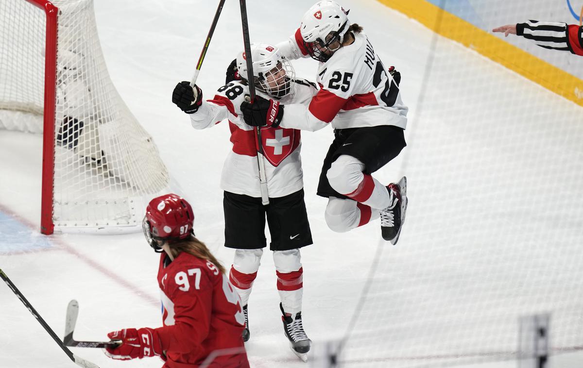 Švica Rusija ženski olimpijski hokejski turnir | Švicarke so, tako kot v Sočiju, v četrtfinalu izločile Rusinje. V polfinalu jih čaka težko delo – nasproti jim bo stala Kanada. | Foto Guliverimage