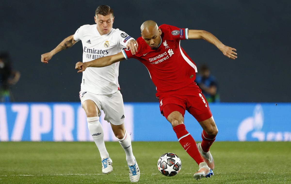 Liverpool, Real Madrid, Fabinho | Fabinho ostaja zvest Liverpoolu vsaj do leta 2026. | Foto Reuters