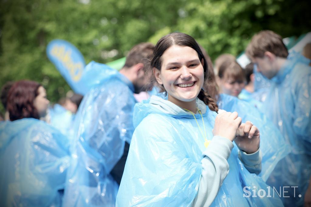 Parada ljubljanskih maturantov