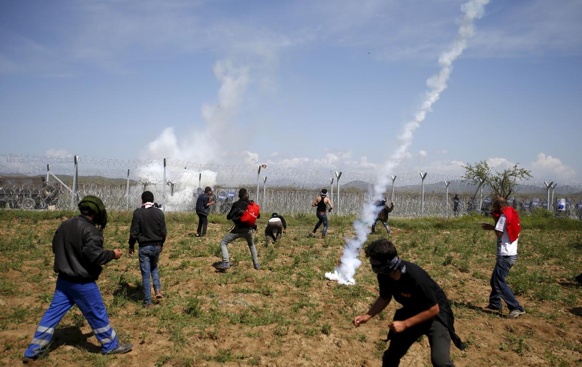 Idomeni begunci migranti