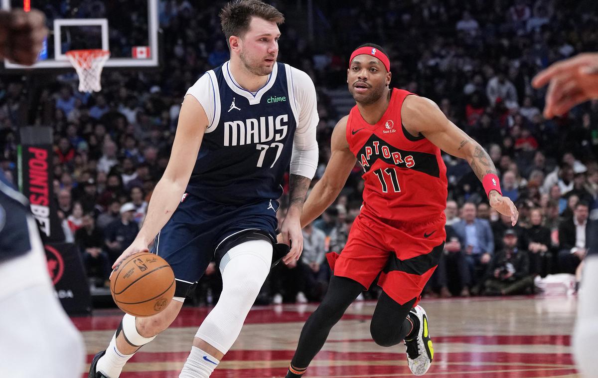 Luka Dončić Dallas Mavericks | Luka Dončić je na svoj 25. rojstni dan dosegel trojni dvojček. | Foto Reuters