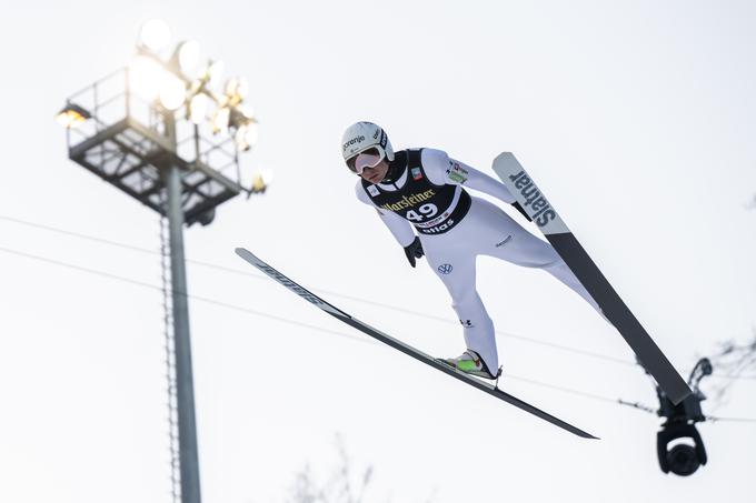 Anže Lanišek je bil najdaljši že na kvalifikacijah. | Foto: Guliverimage