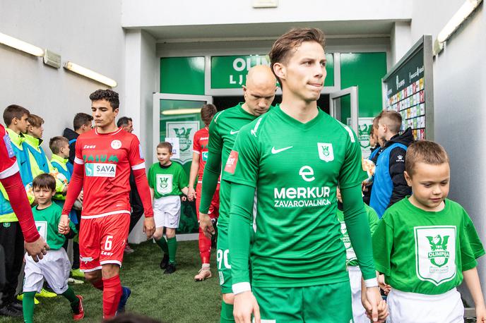 Olimpija Aluminij | Olimpija je strla odpor Aluminija v zaključku srečanja. | Foto Matic Ritonja/Sportida