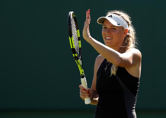 Caroline Wozniacki je v preteklem letu zaslužila 11,3 milijona evrov. | Foto: Reuters