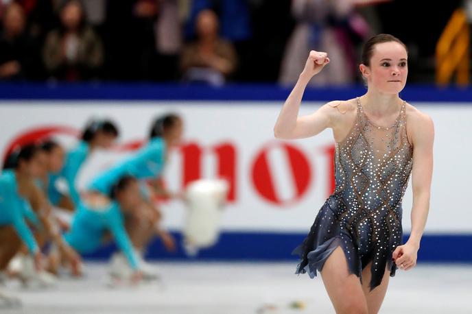 Mariah Bell | Mariah Bell naj bi na ogrevanju porezala nogo 16-letne tekmice Južnokorejke Eun-soo Lim. | Foto Reuters