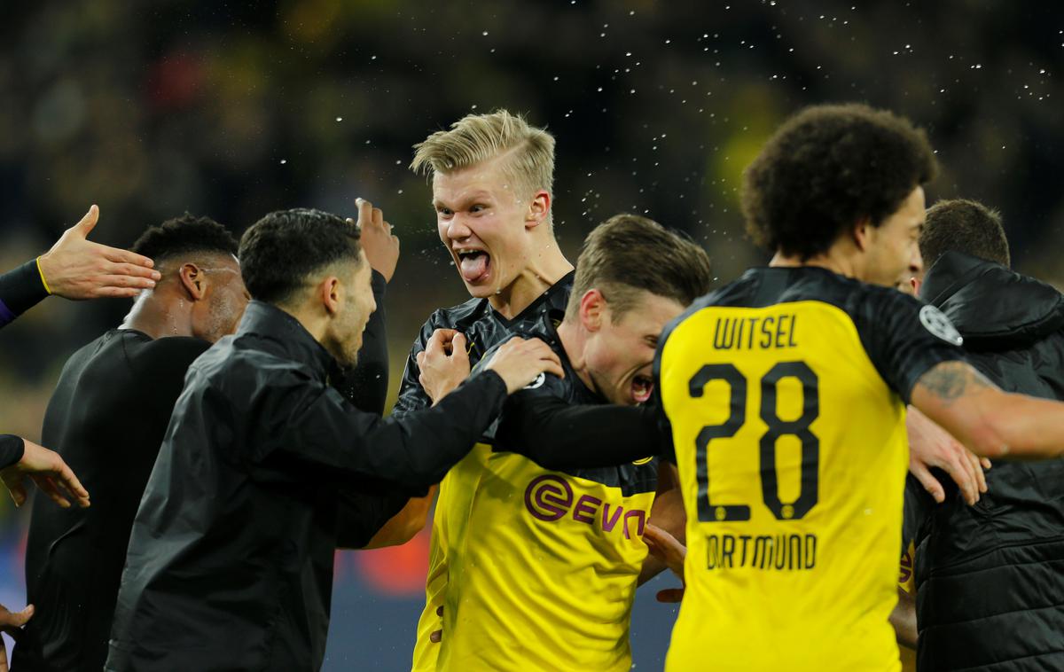 Erling Haaland Borussia Dortmund | Erling Braut Haaland je v prvem mesecu za Borussio Dortmund dosegel kar 11 zadetkov. | Foto Reuters