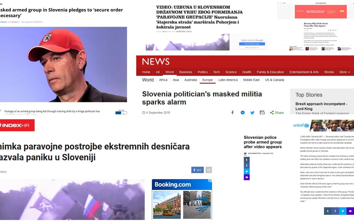 Kolaž Andrej Šiško mediji | Svetovni mediji o Andreju Šišku in Štajerski vardi | Foto printscreen