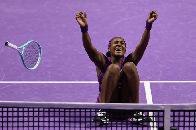 Coco Gauff | Coco Gauff je osvojila zaključni turnir WTA v Rijadu. | Foto Reuters