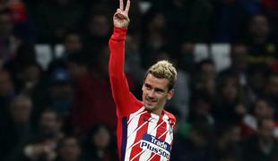 Griezmann s spektakularnim zadetkom Atletico ohranil pri življenju #video