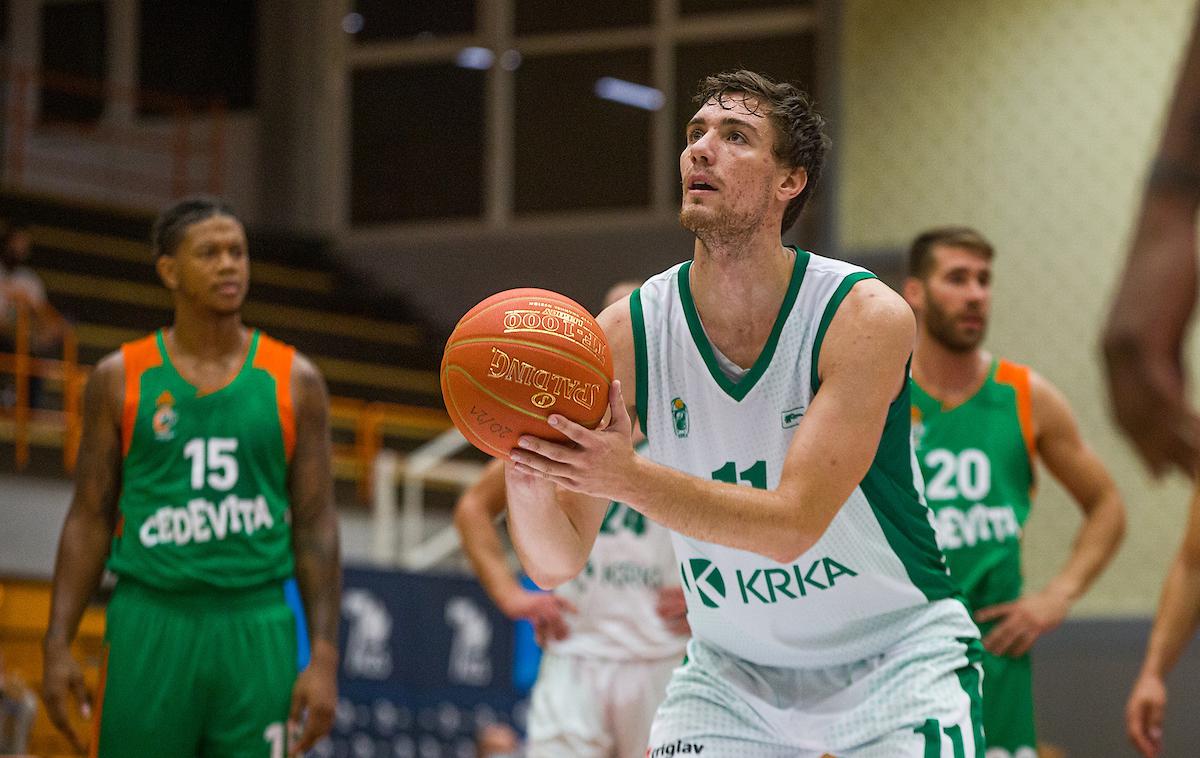 KK Krka : KK Cedevita Olimpija, superpokal | Krka je še edina neporažena ekipa v 1. SKL. | Foto Urban Meglič/Sportida