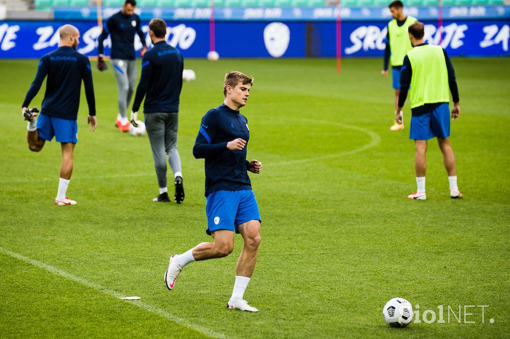 trening slovenske nogometne reprezentance, Stožice, San Marino