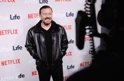 Slavni komik Ricky Gervais ostro obsodil "javkajoče" zvezdnike #video