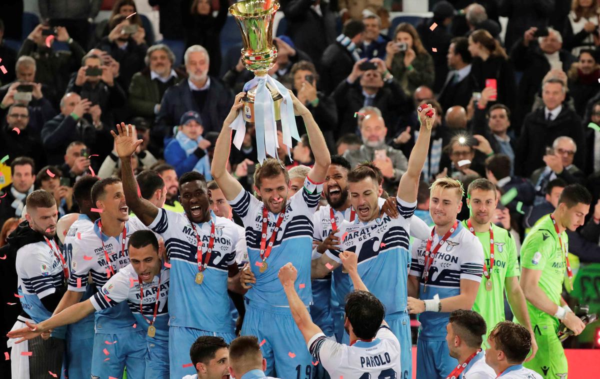 lazio pokal | Nogometaši Lazia so pokalni zmagovalci. | Foto Reuters